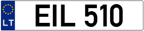 Truck License Plate